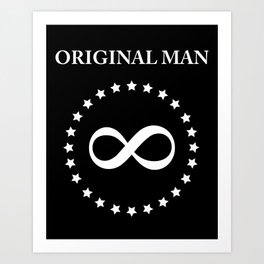 The Original Man  Art Print