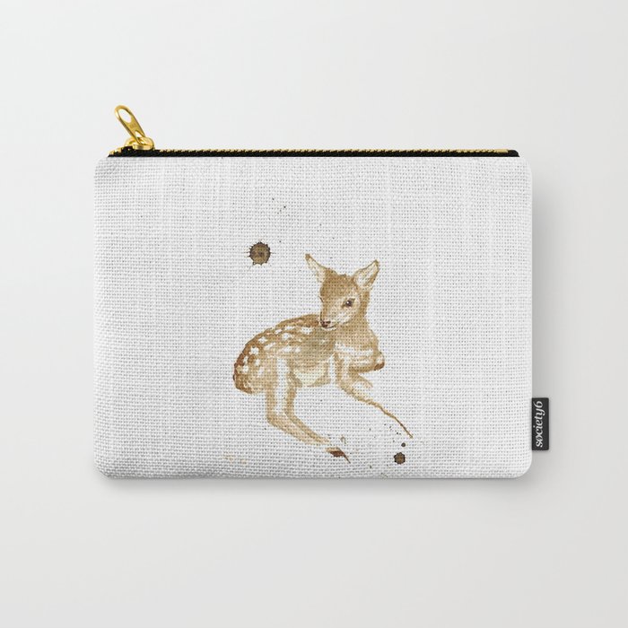 Coffee Fawn Carry-All Pouch