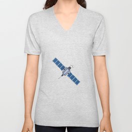 Floating Satellite V Neck T Shirt