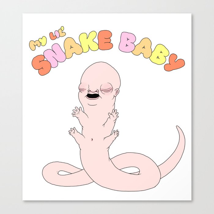 My Lil' Snakebaby Canvas Print