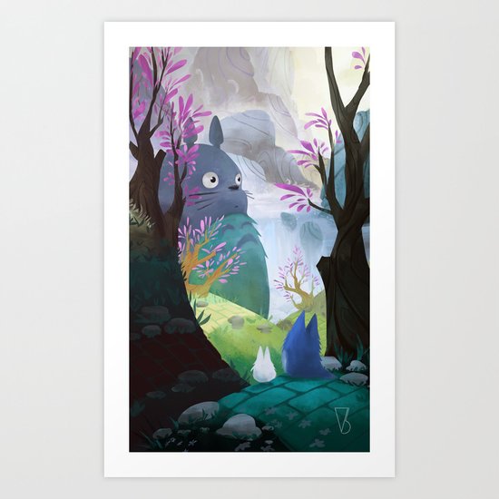 TOTORO Art Print