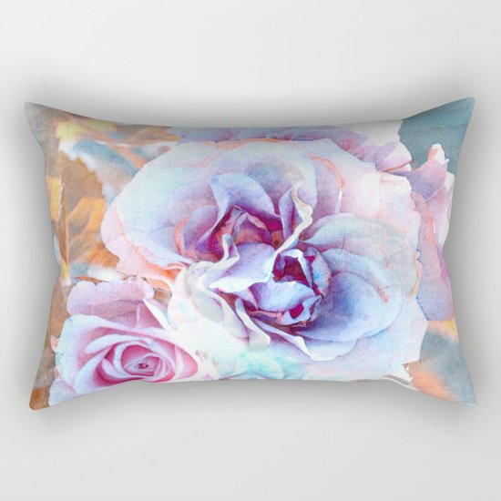Vintage roses(6). Rectangular Pillow
