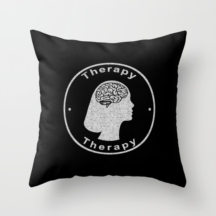 Therapy, Psychology Concept Throw Pillow