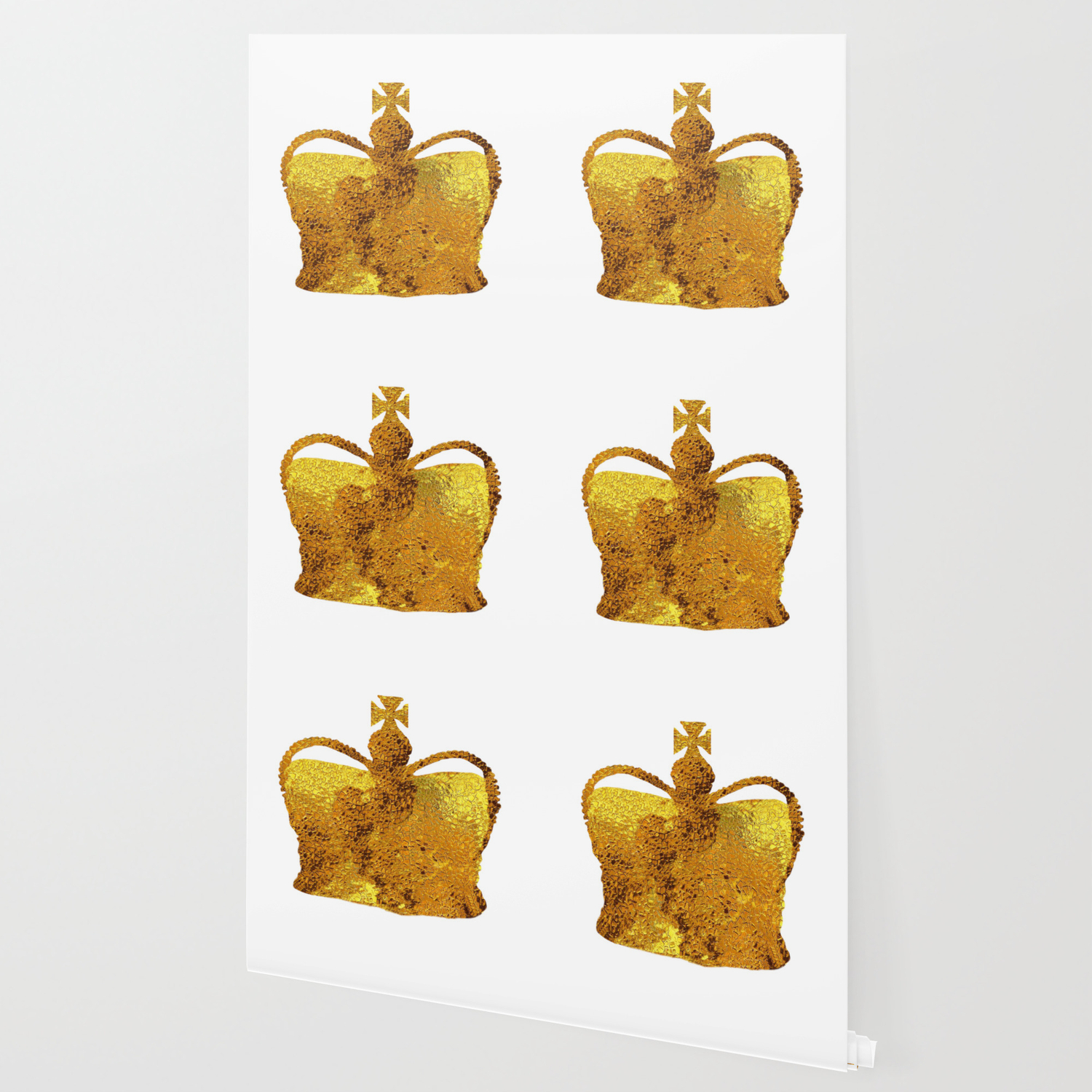 King Gold Crown Wallpaper By Manitarka Society6