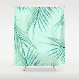 Summer Palm Leaves Dream #1 #tropical #decor #art #society6 Shower Curtain