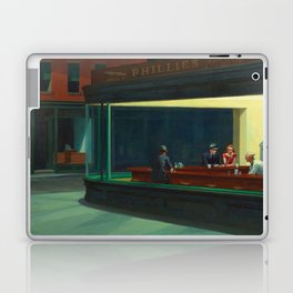 Nighthawks By Edward Hopper Laptop Skin