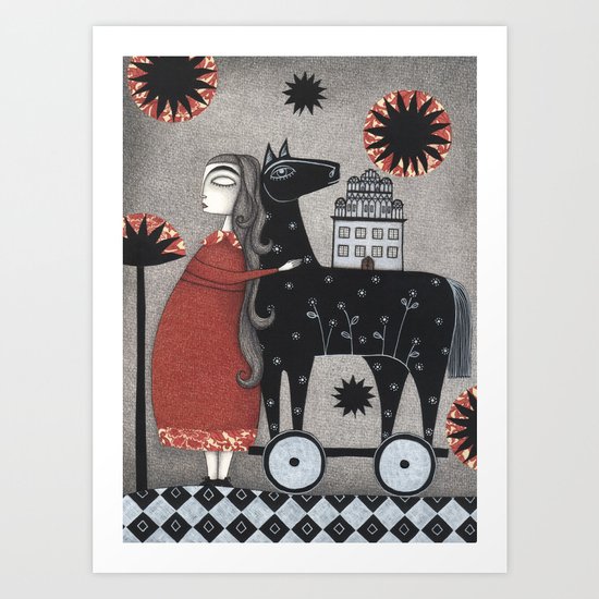 Where to? Art Print