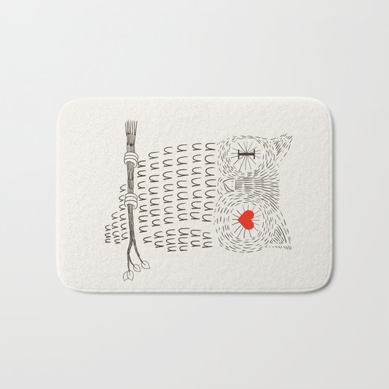 I Love Uuuuuuuu Bath Mat