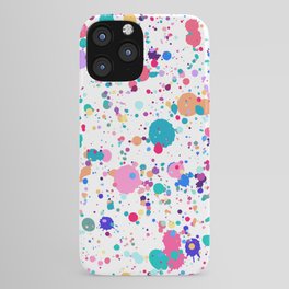 Ink Splatter Pattern iPhone Case