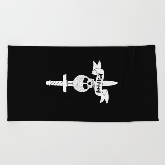 LAWFUL EVIL Beach Towel