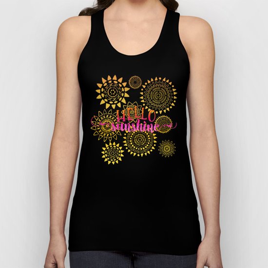 Hello Sunshine Unisex Tank Top