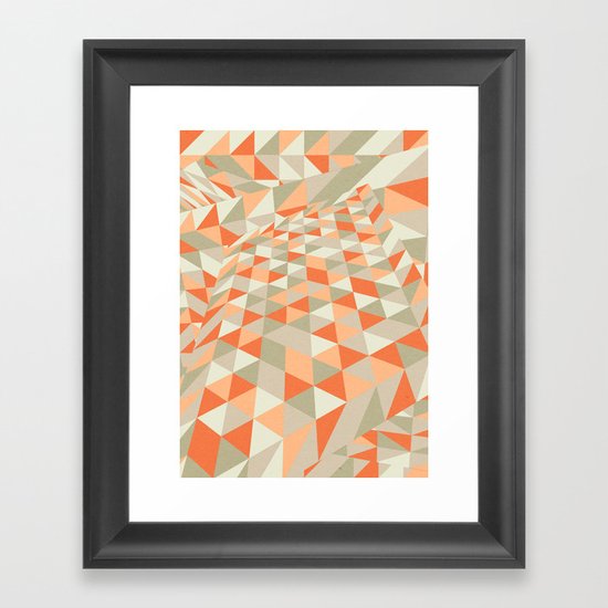 Triangulation Framed Art Print