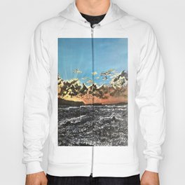 Sunset over the sea Hoody