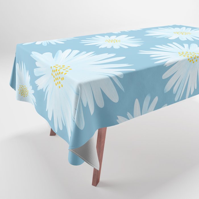 Modern Bloom Floral Pattern Tablecloth