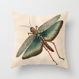 Big Grasshopper Throw Pillow