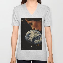 Lovely Planet V Neck T Shirt