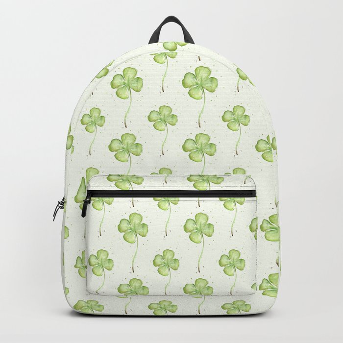 Four Leaf Clover Pattern Backpack