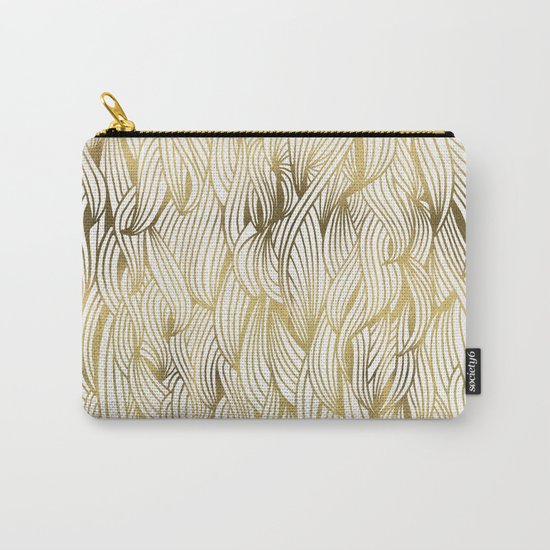 Golden Waves Carry-All Pouch