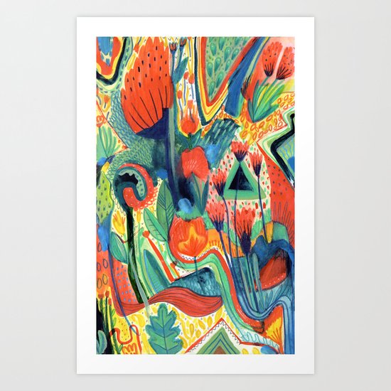 Wild Flowers Art Print