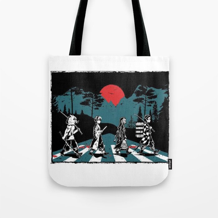 DemonSlayer Abbey Road  Tote Bag