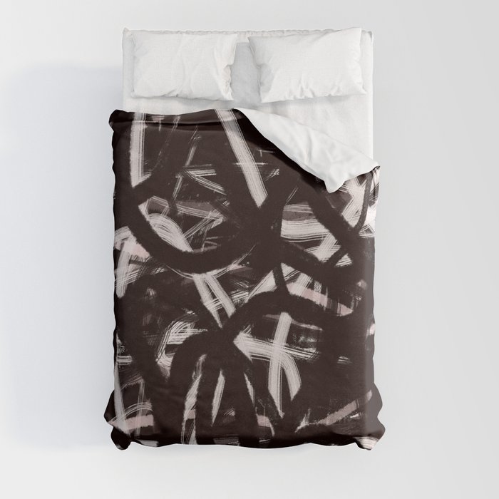 Expressionist Drawing. Abstract 216. Duvet Cover