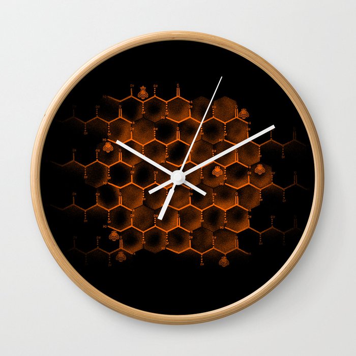 Glucose Hive Wall Clock