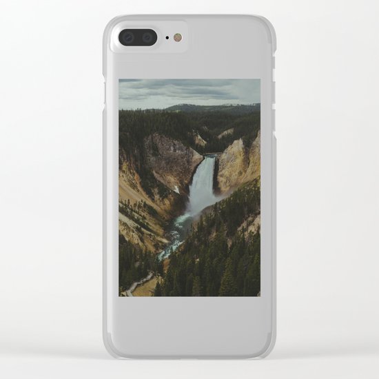 Yellowstone National Park Falls Clear iPhone Case