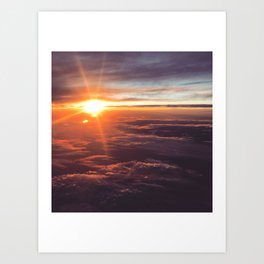 Sunset in the Sky Art Print