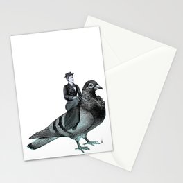Pigeon Sidesaddle Stationery Cards