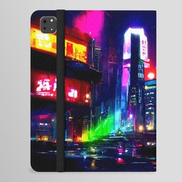 Postcards from the Future - Neon City iPad Folio Case