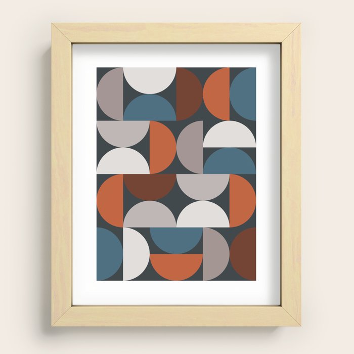 ビンテージ　MODERN GEOMETORIC ART PRINT Mid Century Modern Geometric Pattern 459 Art Print by Tony