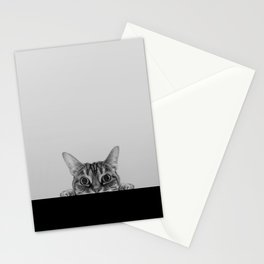 Peekaboo Cat Stationery Cards
