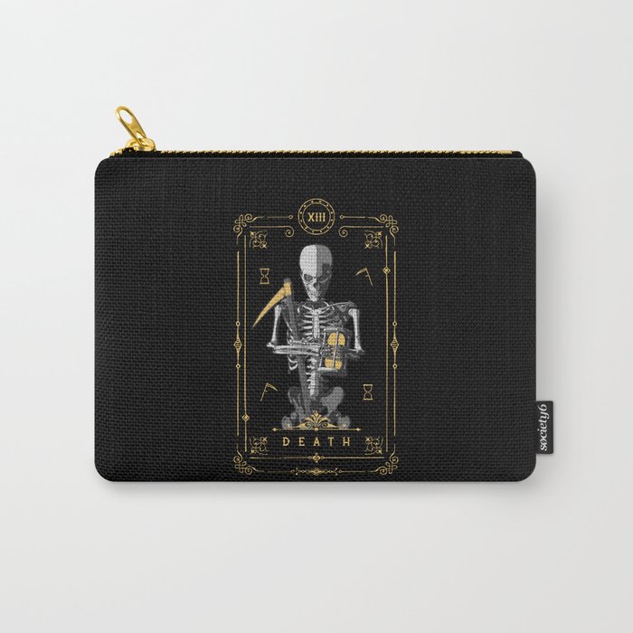 Death XIII Tarot Card Carry-All Pouch