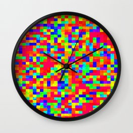 Chromoscope IV ][ Revert Future Raster Wall Clock