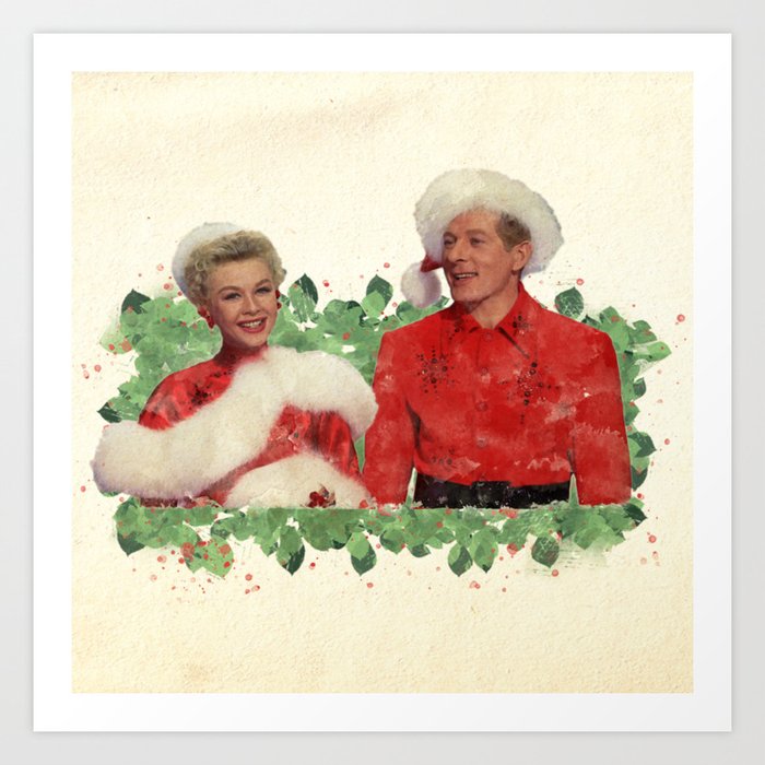 Phil & Judy (White Christmas) Art Print