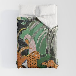In the mighty jungle Duvet Cover