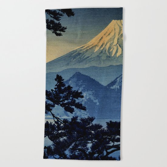 Seeing Far Within at Yonu Beach Towel