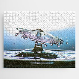 blue water drop Jigsaw Puzzle