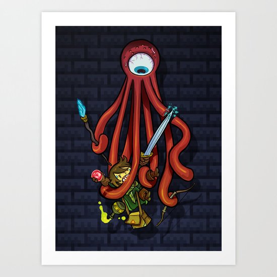 Delver RPG Art Print