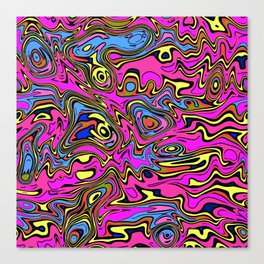 Funky Shapes Canvas Print