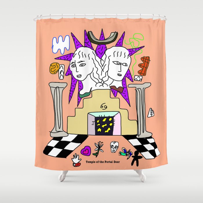 Temple of the 69 Shower Curtain