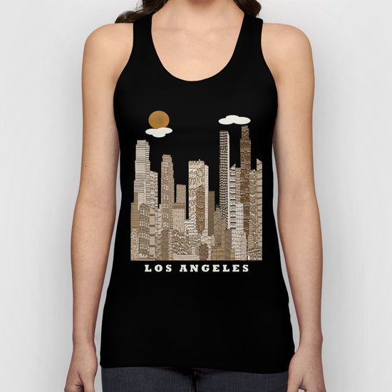 los angeles city (vintage) Unisex Tank Top