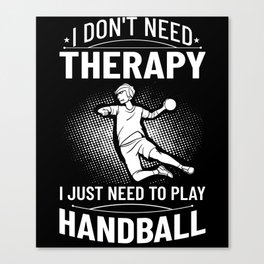 Handball Game Ball Player Rules Court Team Canvas Print