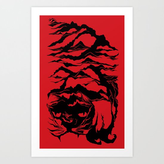 Tiger Mountain Art Print