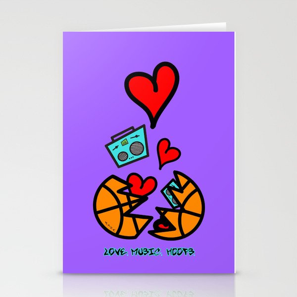 LOVEMUSICHOOPS Stationery Cards