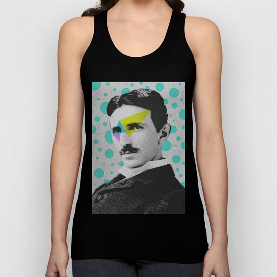 Nicola Tesla Unisex Tank Top