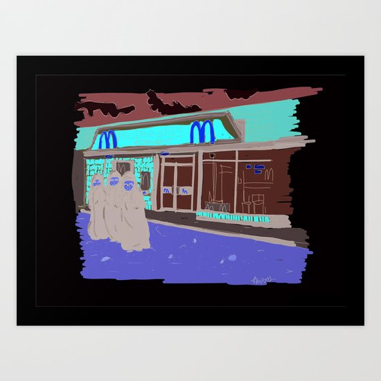 "Mickie Dee's" Art Print