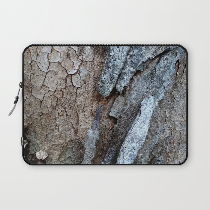 Eucalyptus Tree Bark and Wood Texture 15 Laptop Sleeve