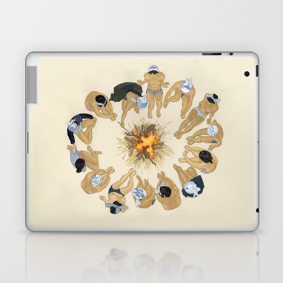 Finding Warmth Together Laptop & iPad Skin