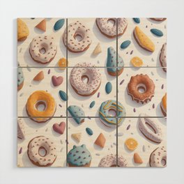 Delicious Doughnut Wood Wall Art